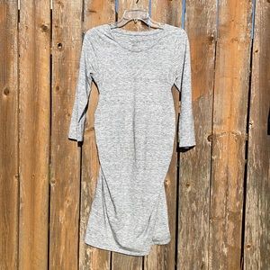 Women's Maternity T/Shirt Dress 3/4 Sleeve XS